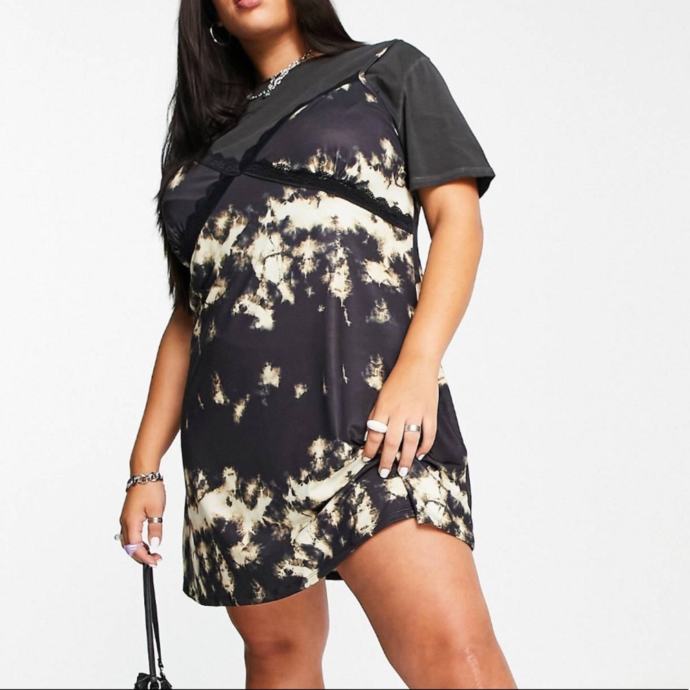 Grunge slip dress